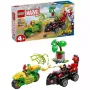Конструктор LEGO Spider-Man Spidey and His Amazing Friends Spin and Electro Dinosaur Vehicle Chase (11198)