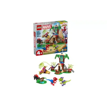 Construtor LEGO Spider-Man Spidey and His Amazing Friends Spidey and Gobby's Raptor Battle at Tree House HQ (11200)