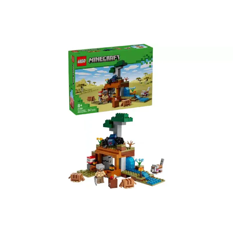 Konstruktor LEGO Minecraft The Armadillo Mine Expedition (21269)