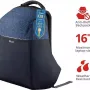 Mochila para laptop Trust Nox Anti-theft, Blue (23307_TRUST)