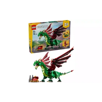 Konstruktőr LEGO Creator 3-in-1 Medieval Dragon (31161)
