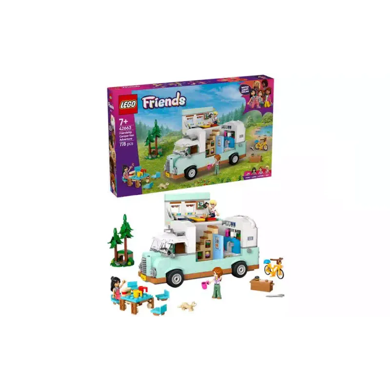 Konstruktor LEGO Friends Friendship Camper Van Adventure (42663)