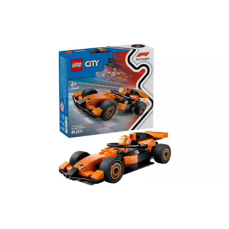 Constructor LEGO City F1 Driver with McLaren Race Car (60442)