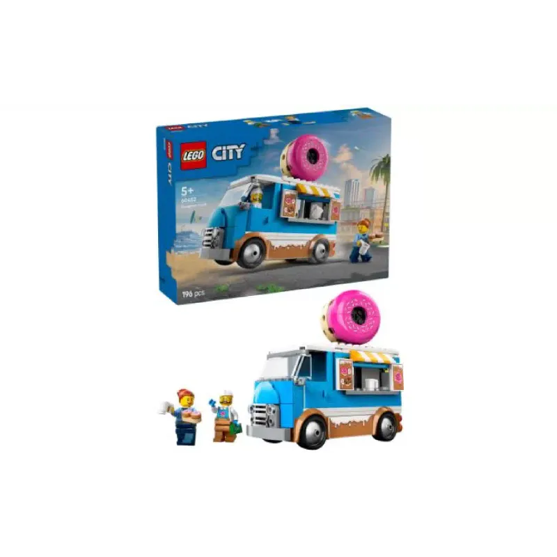 Κατασκευαστής LEGO City Donut Truck (60452)
