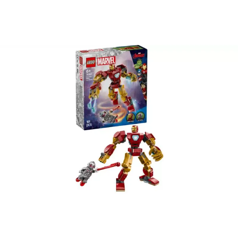 Konstruktor LEGO Super Heroes Marvel Iron Man Mech vs. Ultron (76307)