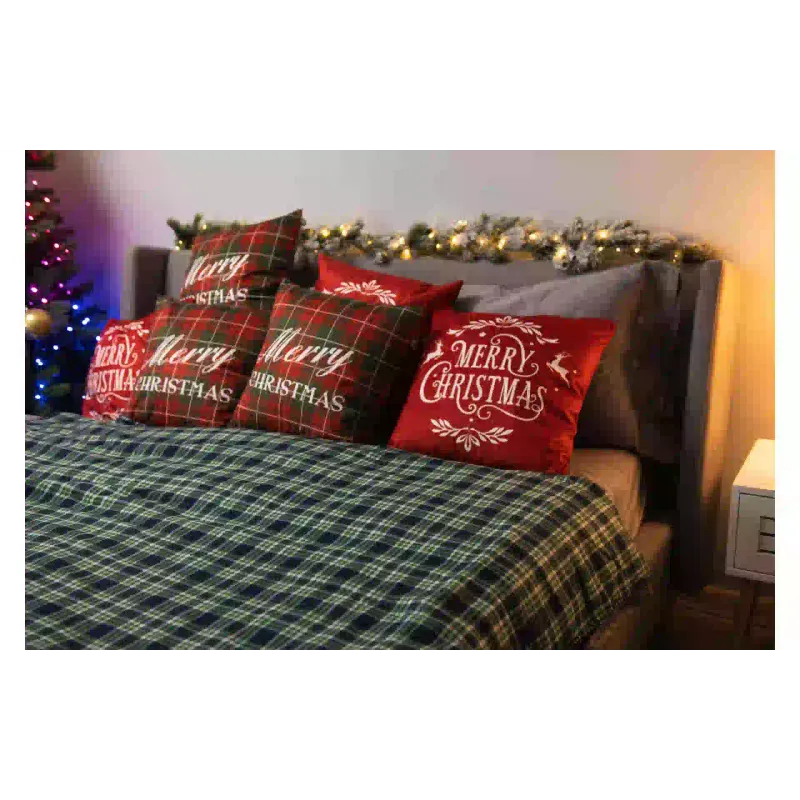 Плед Ardesto Fleece Клетка, Green (ART0702PB)