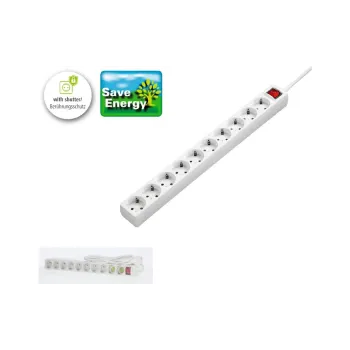 10-fach Steckdosenleiste Hama, White (00137234)