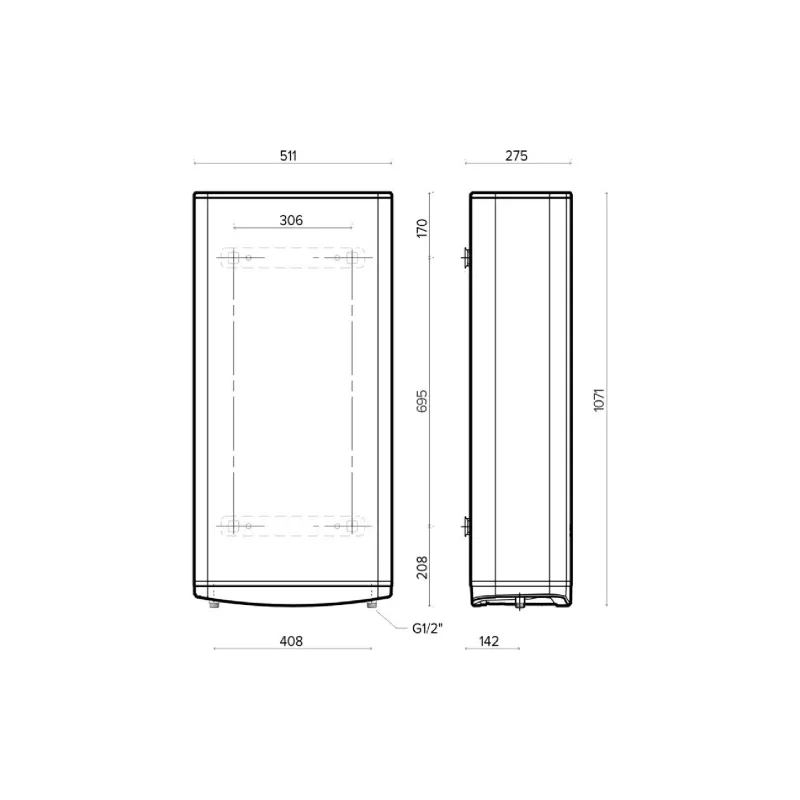 Водонагрівач Ariston, Gray (3100918)