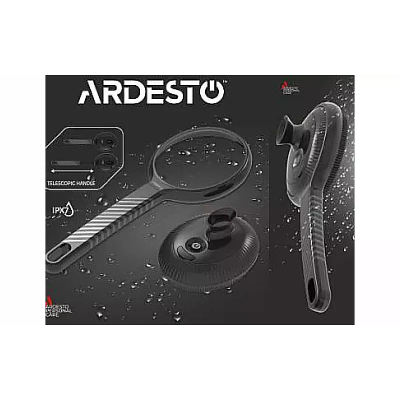 Escova massageadora para rosto e corpo Ardesto, Black (EMB-1B)