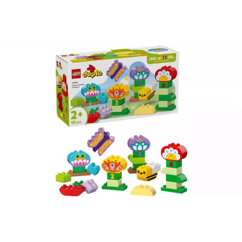 Construtor LEGO Duplo Creative Garden & Flowers- (10444-)
