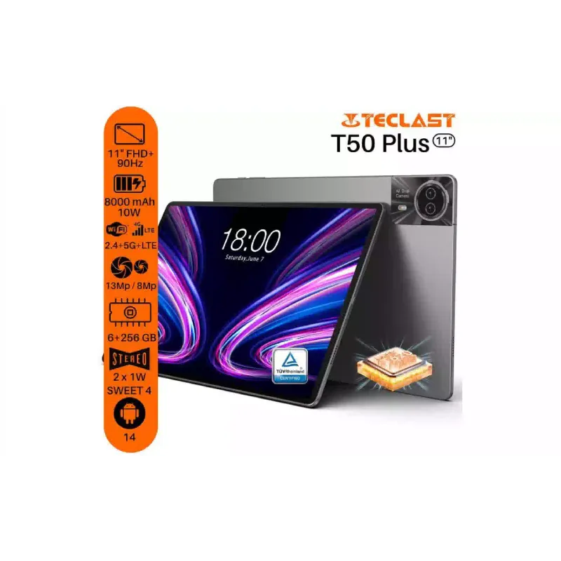 Tabletta Teclast T50 Plus, Grey (6940709686300)