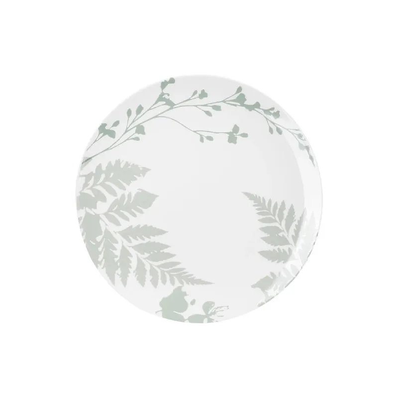 Krožnik za večerjo Ardesto Capri, White/Green (AR0427CWG)