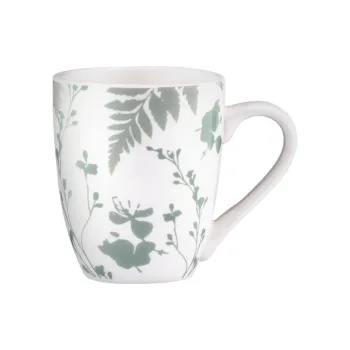 Xícara Ardesto Capri, White/Green (AR0432CWG)