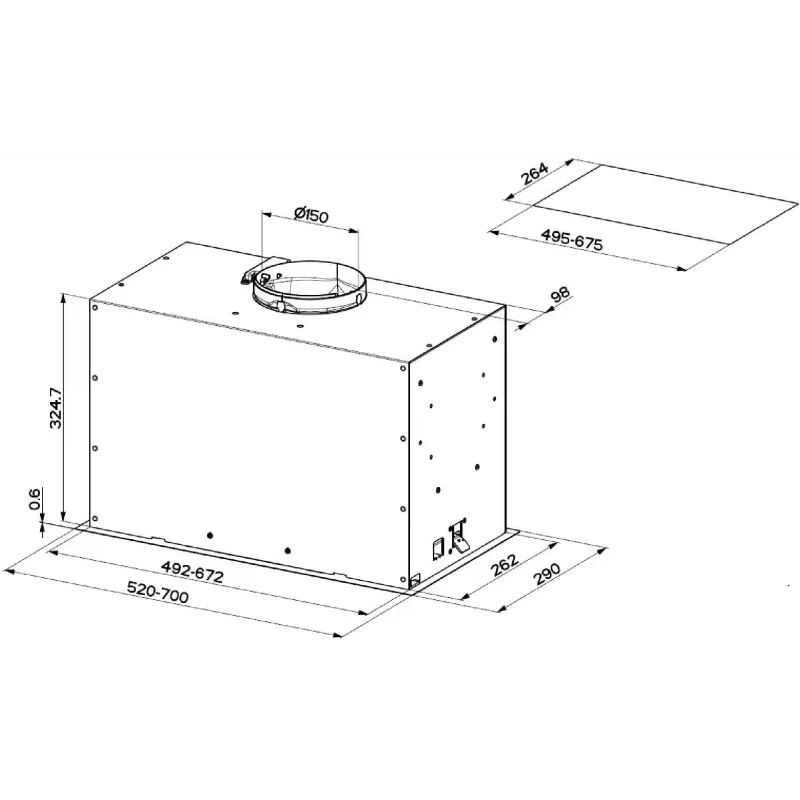 Абсорбатор Faber (305.0658.607)