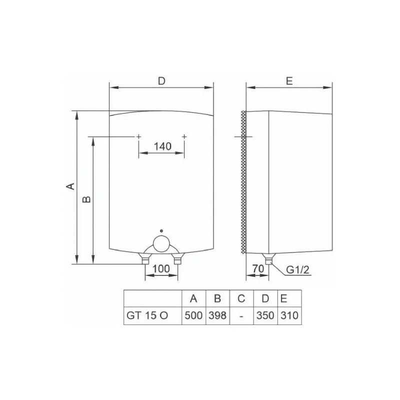 Water heater Tiki (GT15OMINI_TIKI)