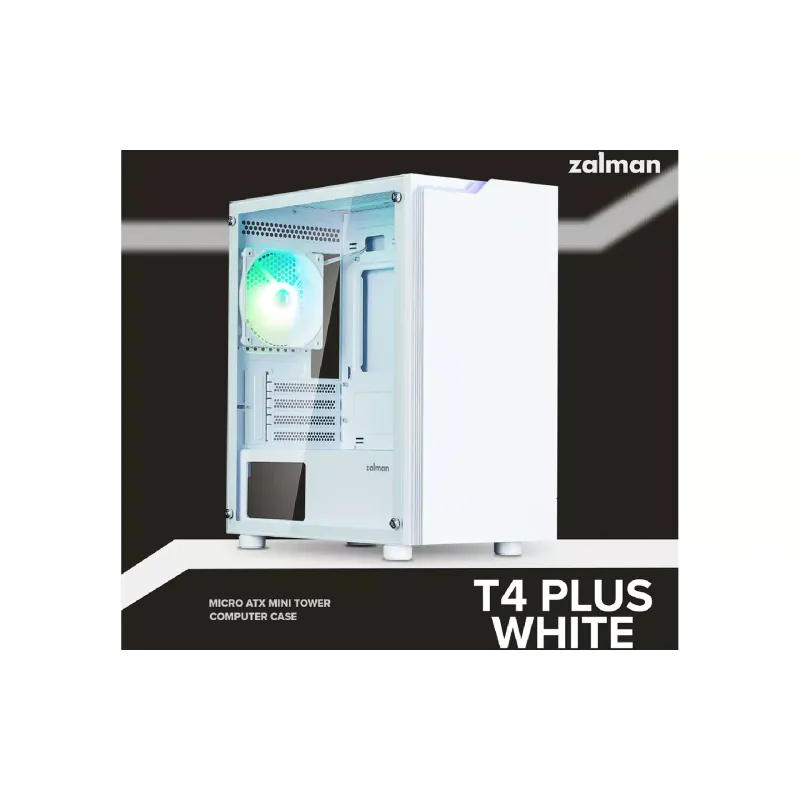 ohišje za računalnik Zalman T4 Plus, White (T4PLUSWHITE)