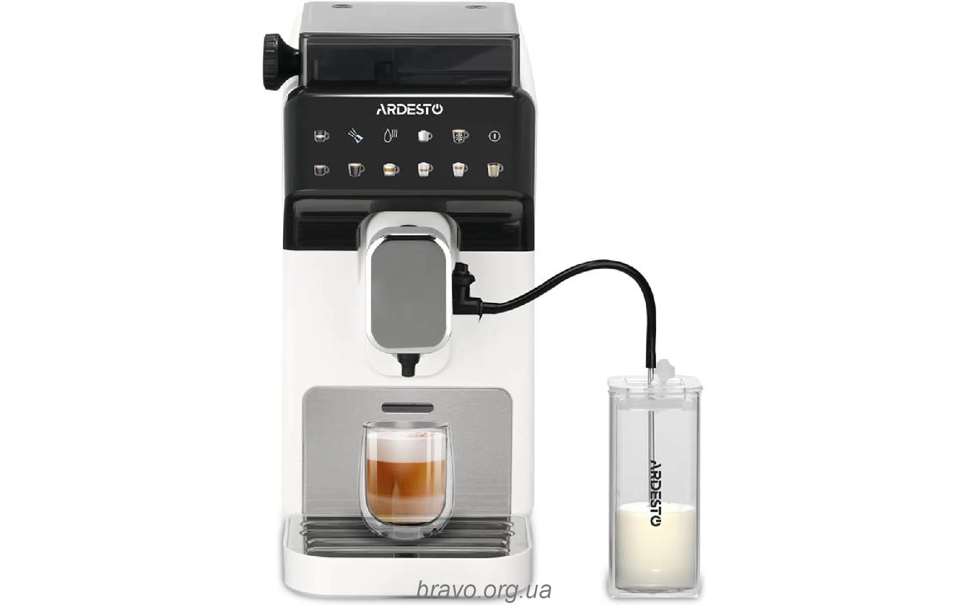 Aparat za kavo Ardesto, White/Black (FCM-FA900W) Aparat za kavo Ardesto, White/Black (FCM-FA900W)