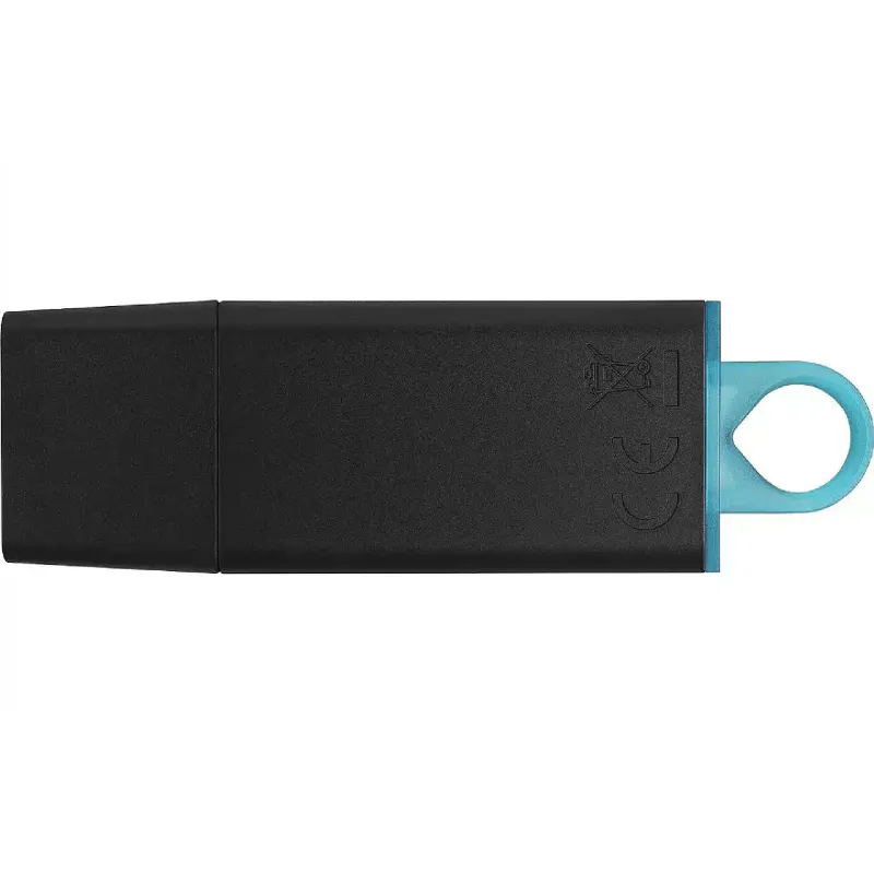 محرك أقراص USB Kingston, Black/Blue (DTX/64GB-2P)