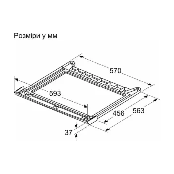 Κιτ τοποθέτησης πλυντηρίου ρούχων Bosch, White (WTZ27510)