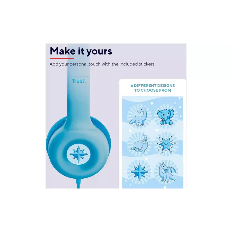 Fones de ouvido Trust Nouna, Blue (25278_TRUST)