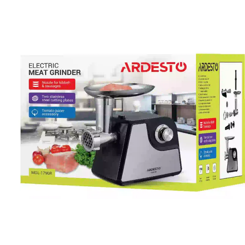М'ясорубка Ardesto (MGL-1790R), Silver