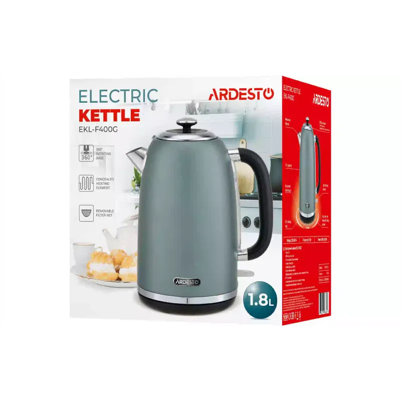 Ηλεκτρικός βραστήρας Ardesto, Mint (EKL-F400G)