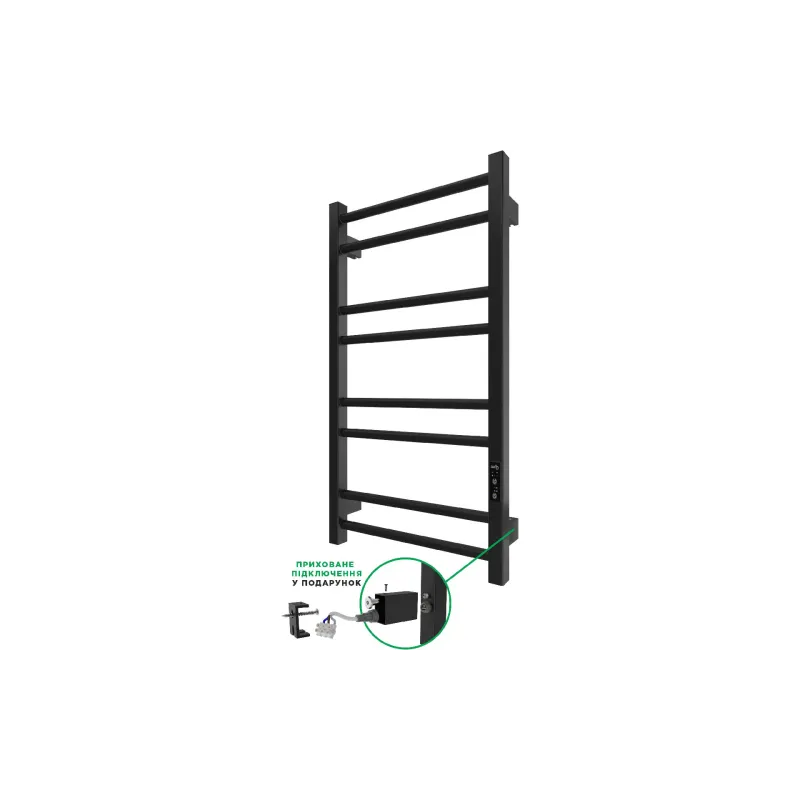 Toallero calefaccionado Ardesto, Matte Black (6.1.0701.06.BM)