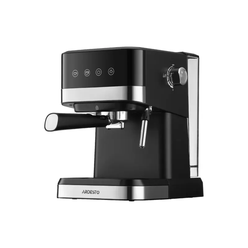 Horn coffee maker Ardesto Steel Collection (YCM-E1700), 1500 ml, Black/Silver