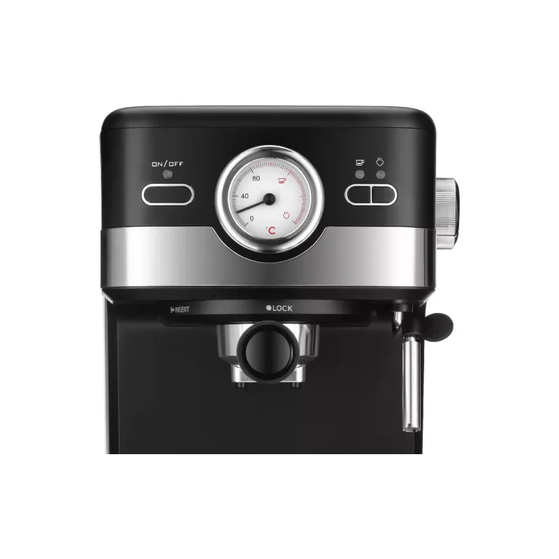 ماكينة صنع القهوة هورن Ardesto Steel Collection, Black/Silver (YCM-E16B)