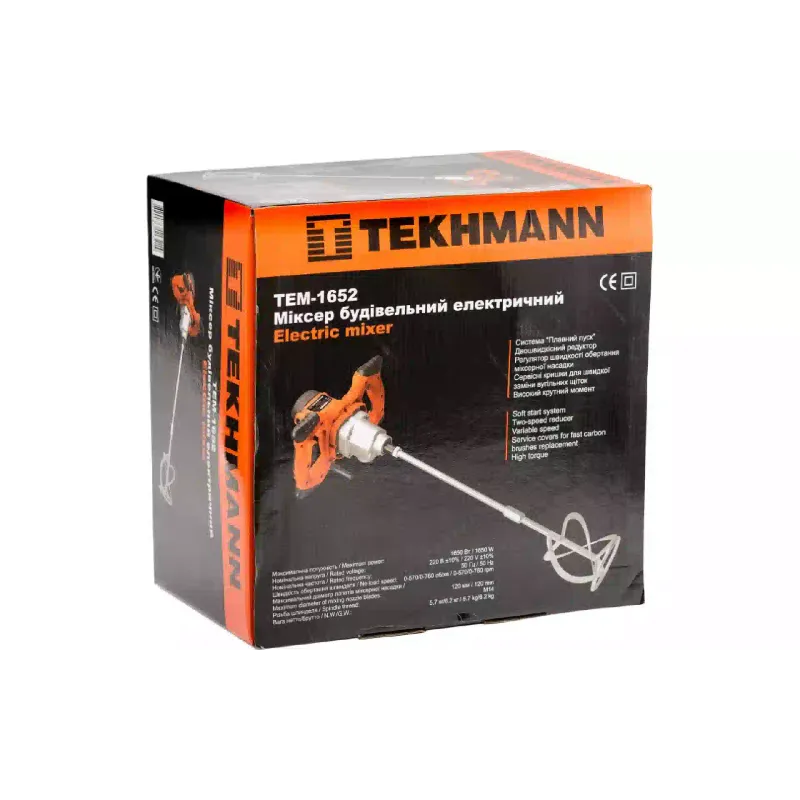 Міксер будівельний Tekhmann (846850)