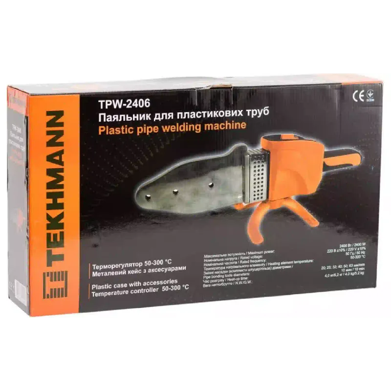 Forrasztópáka műanyag csövekhez Tekhmann (846737)