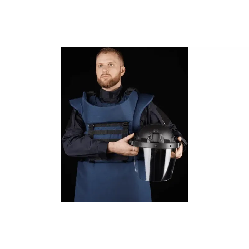 Anti-Fragmentierungs-Kit Ukrainian Armor Humanitarian Demining Apron, Blue (HDASMBLUE2)