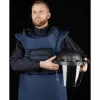 Anti-fragmentation kit Ukrainian Armor Humanitarian Demining Apron, Blue (HDALXLBLUE2)