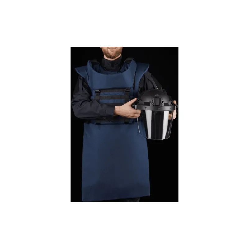 Anti-fragmentation kit Ukrainian Armor Humanitarian Demining Apron, Blue (HDALXLBLUE2)