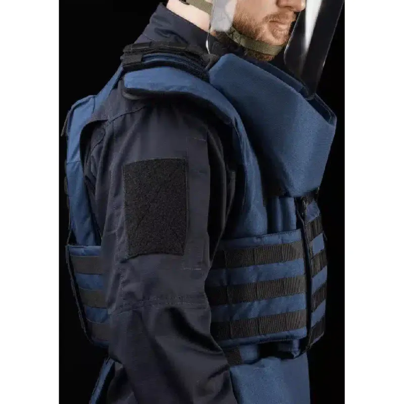 Anti-fragmentation kit Ukrainian Armor Humanitarian Demining Apron, Blue (HDALXLBLUE2)