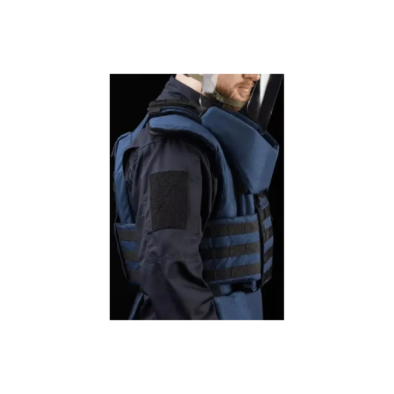 Anti-fragmentation kit Ukrainian Armor Humanitarian Demining Apron, Blue (HDALXLBLUE2)