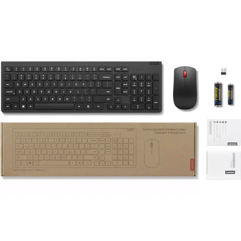 Πληκτρολόγιο + Ποντίκι Lenovo Essential (4X31N50709)