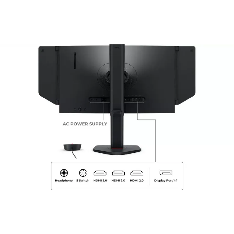 Геймърски монитор Benq Professional L2566X+, Dark Grey (9H.LMRLB.QBE)