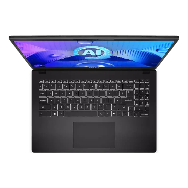 كمبيوتر محمول MSI Modern 15 H AI C1MG-099UA, Classic Black (9S7-15H551-099)