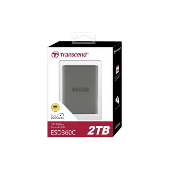 USB устройство Transcend, Gray (TS2TESD360C)