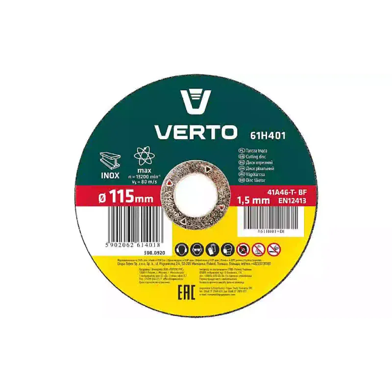Disco de corte Verto (61H401)