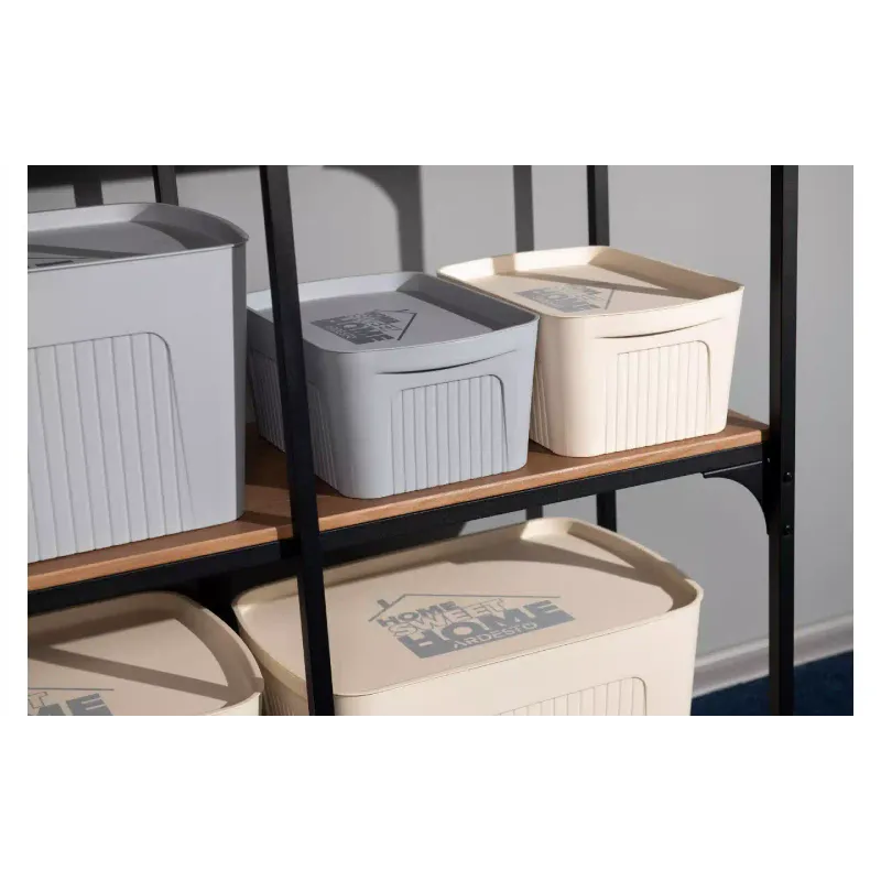 Caja de almacenamiento con tapa Ardesto, Gray (ARHC2523G)