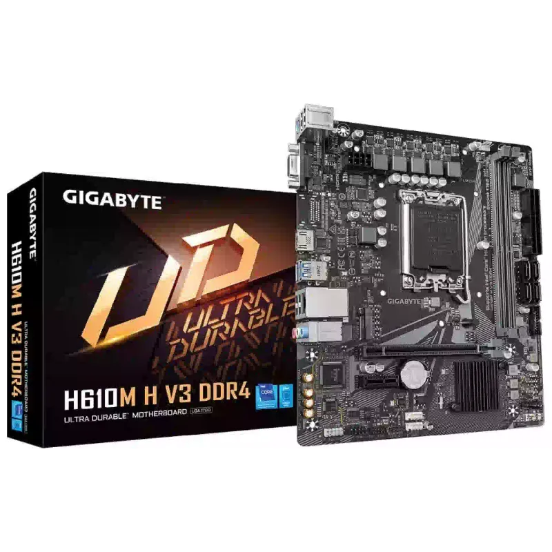 Материнська плата Gigabyte H610 (H610M H V3 DDR4), s1700