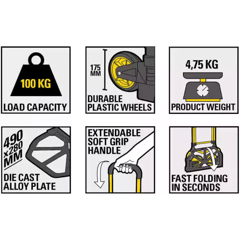 Тележка грузовая Stanley (SXWT-FT582)