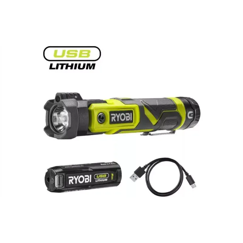 مصباح يدوي Ryobi USB Lithium RLP4-120G (5133006131)
