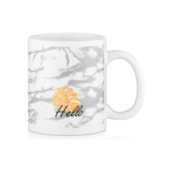 Xícara Ardesto Hello, White/Grey (AR3048WG)