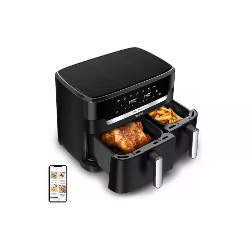 Multi-Backofen Tefal Dual Easy Fry XXL, Black (EY9428E0)
