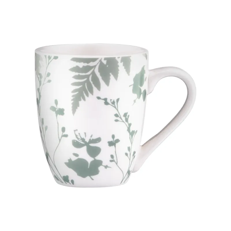 Xícara Ardesto Capri, White/Green (AR0432CWG)