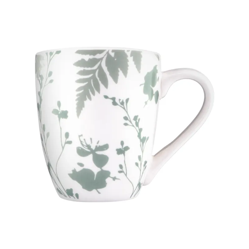 Xícara Ardesto Capri, White/Green (AR0432CWG)