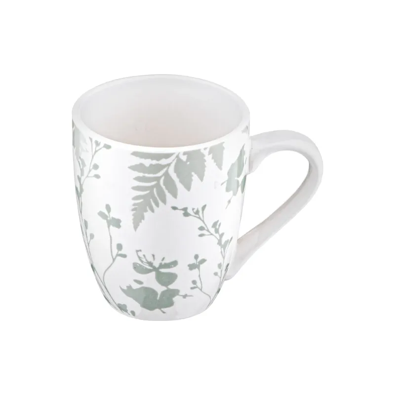 Xícara Ardesto Capri, White/Green (AR0432CWG)